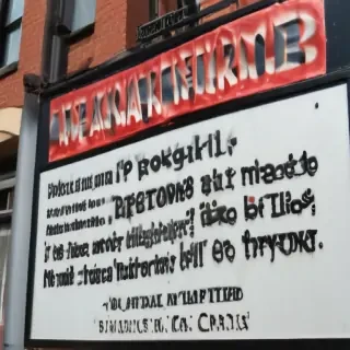 warning sign