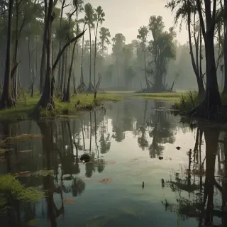 swamp background