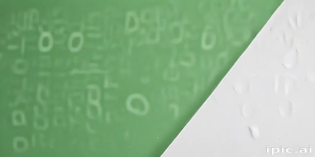 green white background