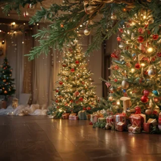 astetic christmas wallpaper
