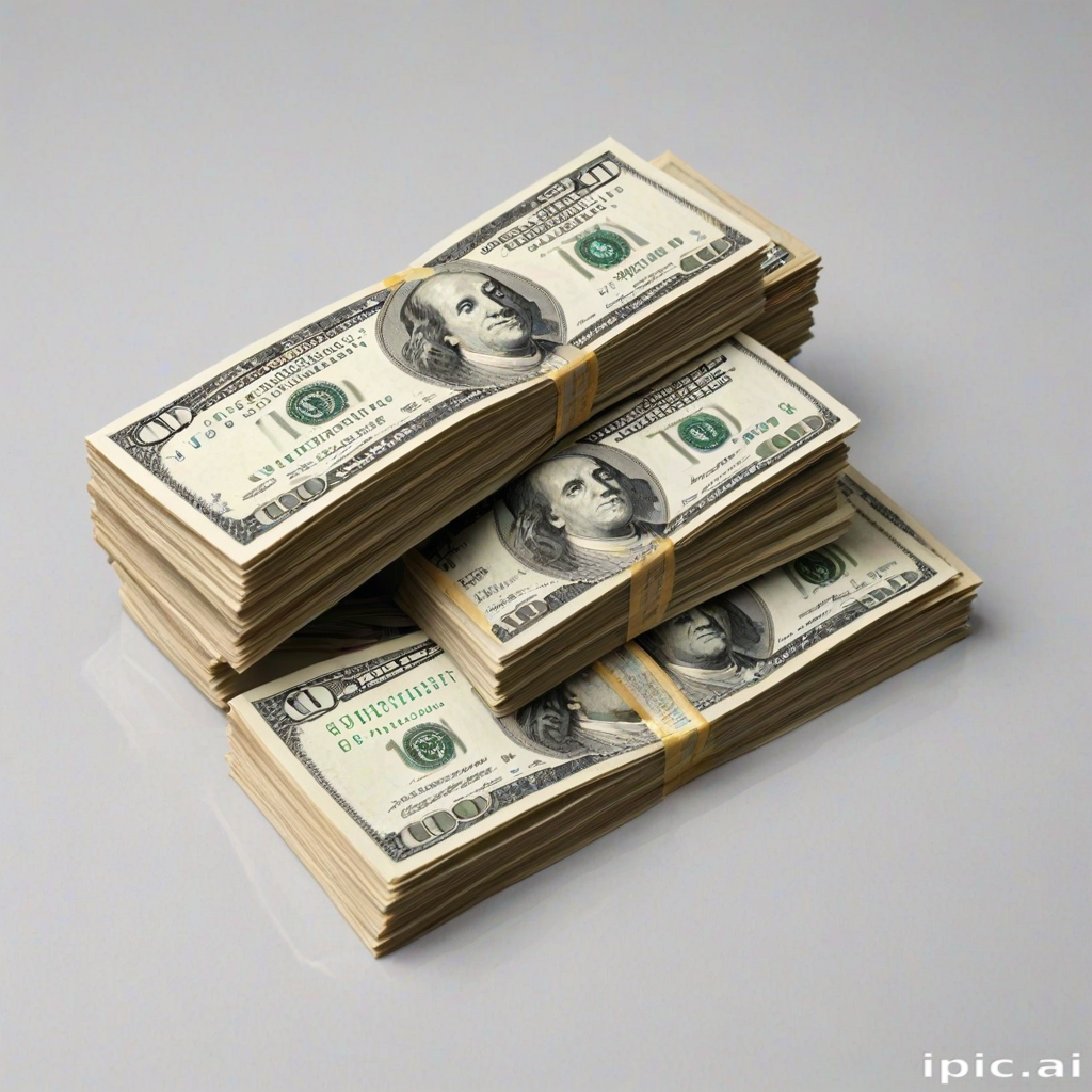 money with transparent background