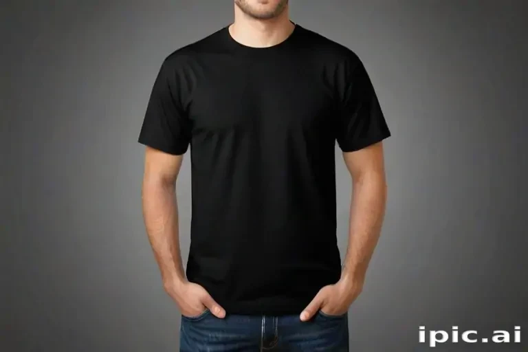 high resolution black t shirt template