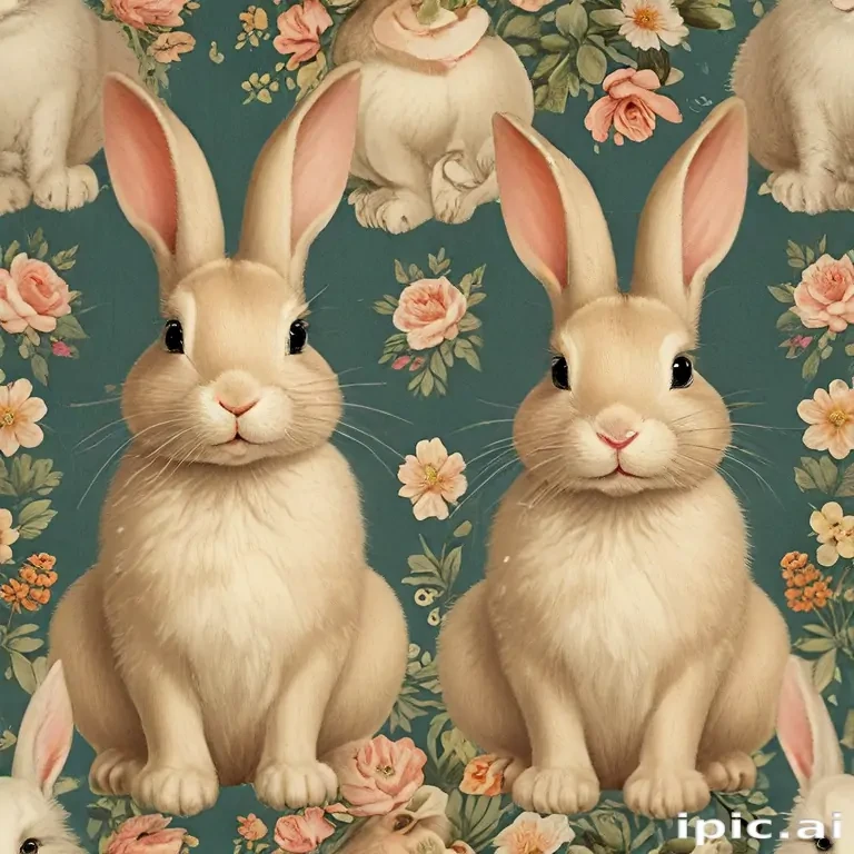 vintage bunnies