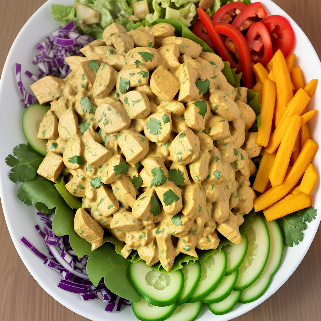 trader joe's curry chicken salad