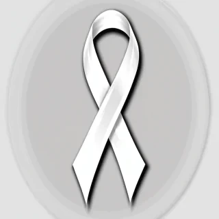 white ribbon png