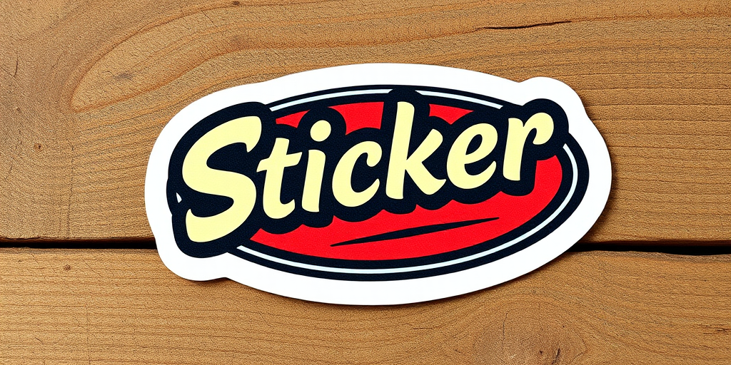 sticker mockup