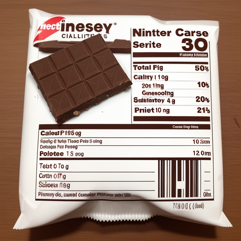 calories in hershey bar snack size