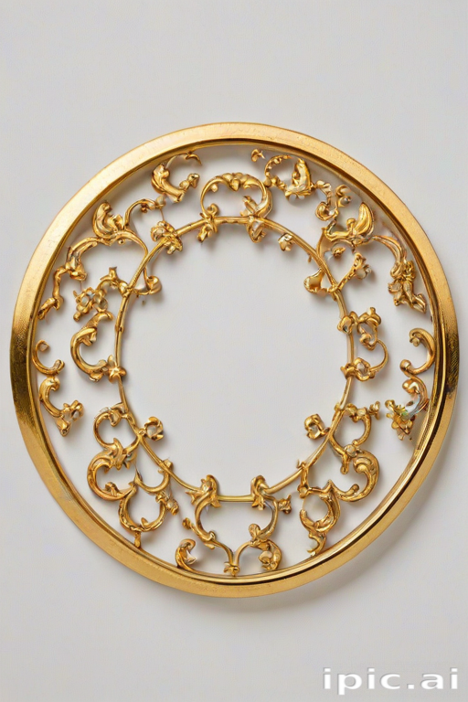 gold circle png