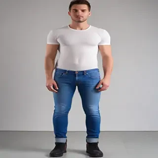 mock up jeans
