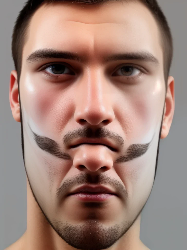 man face transparent