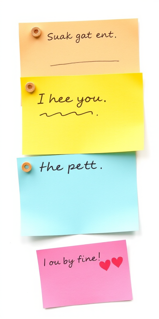 sticky notes png transparent