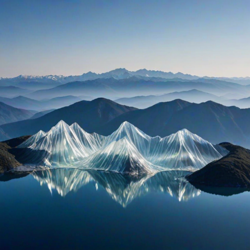 transparent mountains