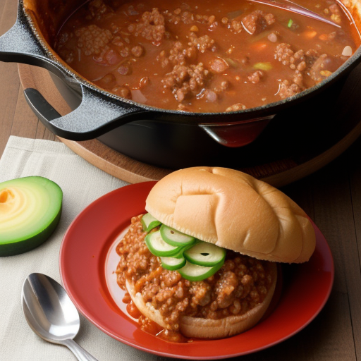 sloppy joes with gumbo soup