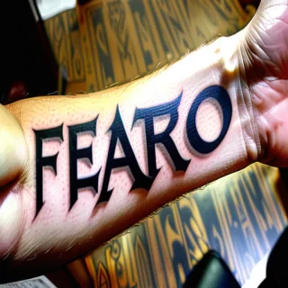 fear god tattoo