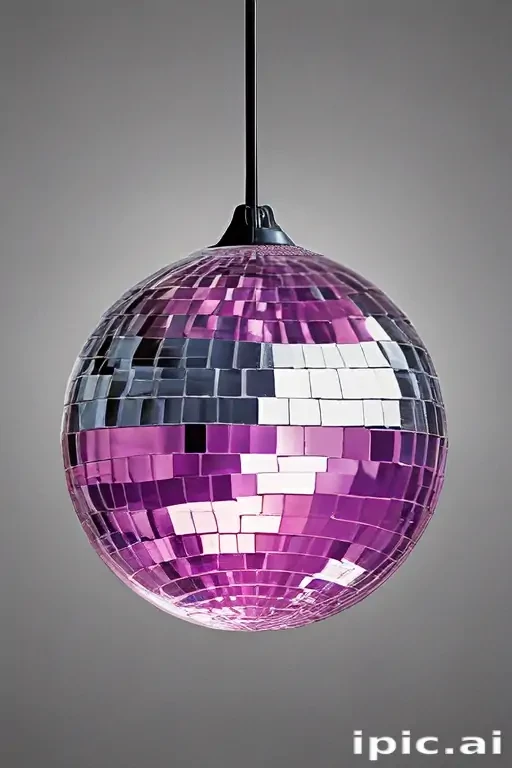 transparent disco ball
