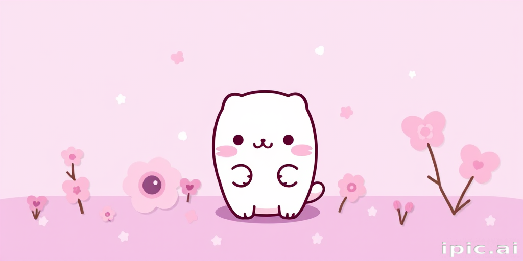 kawaii cute purple wallpaper