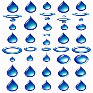 water drops clip art