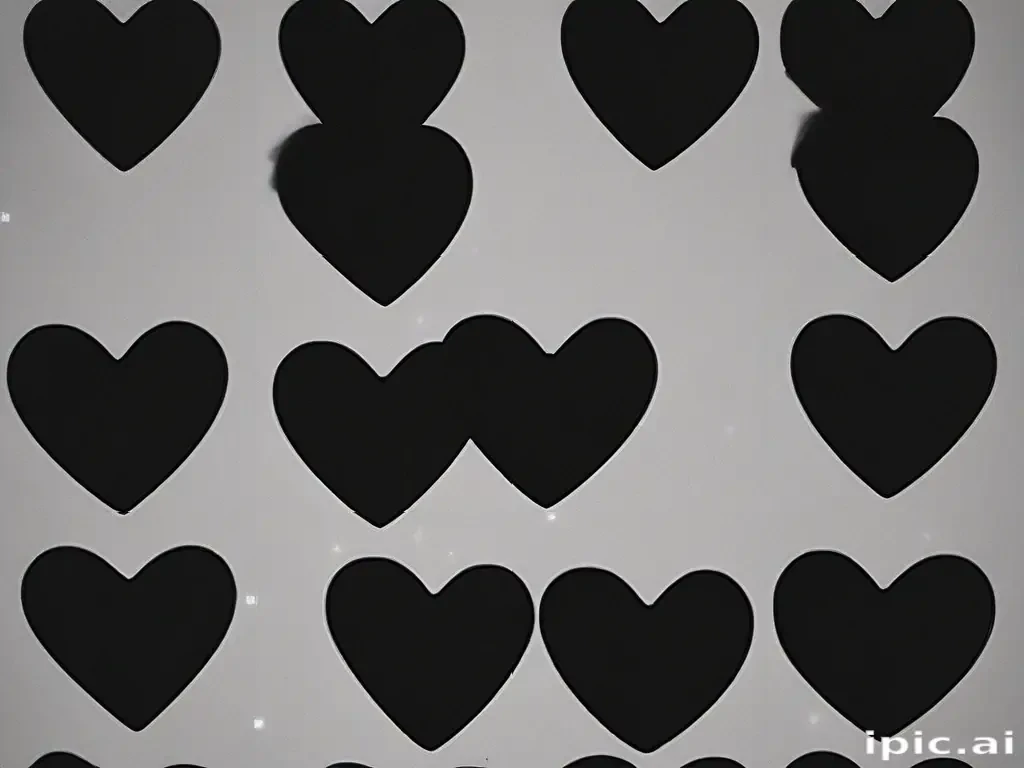 black heart aesthetic
