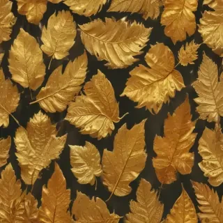 gold leaves png