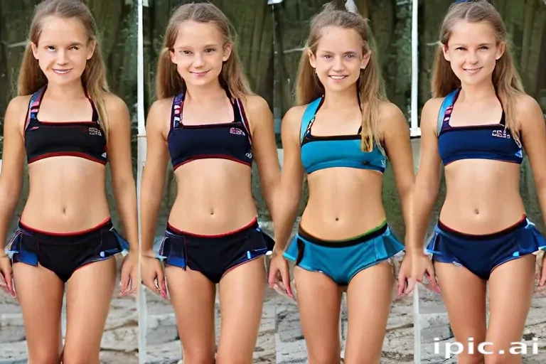 school girls bikini