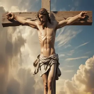 jesus on the cross clipart
