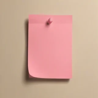 aesthetic cute sticky note png