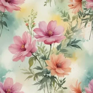 flower watercolor background