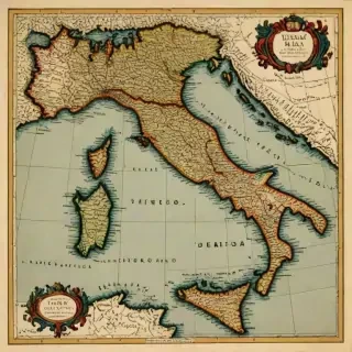 map of italy