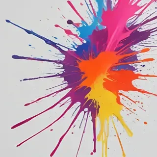 paint splatter transparent