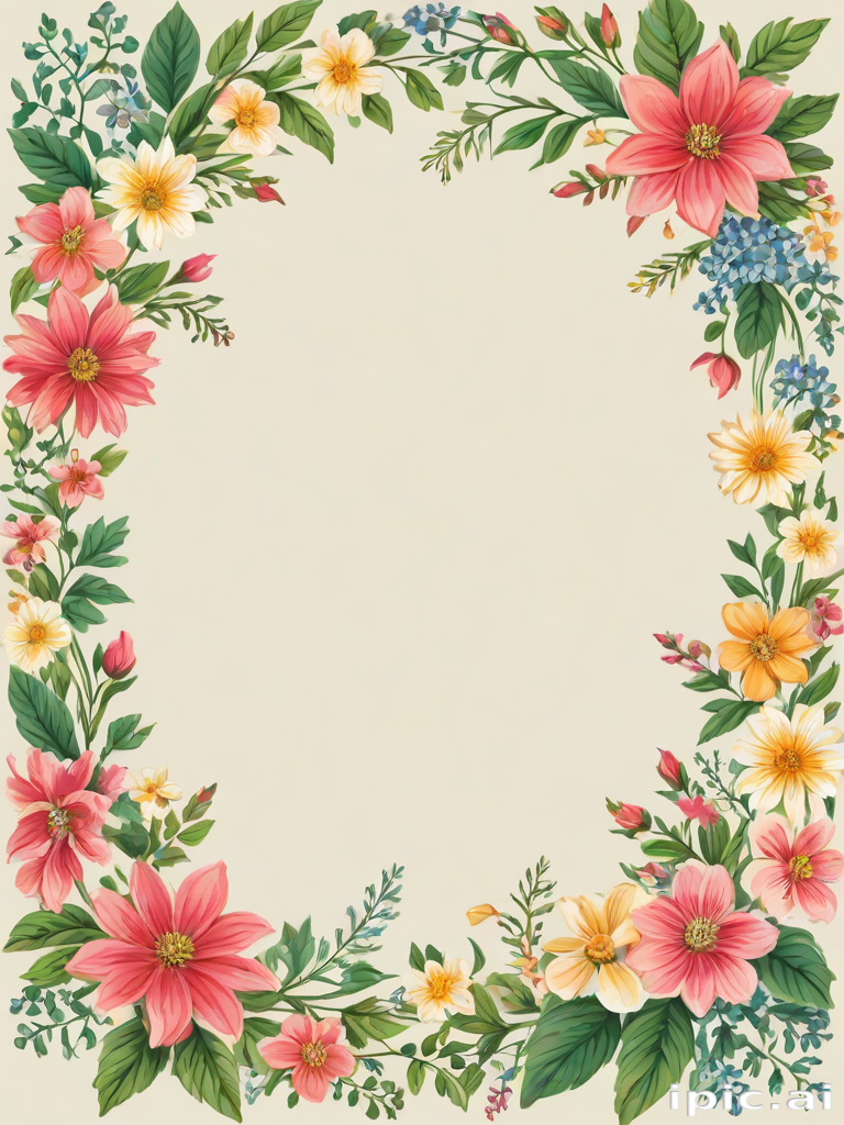 clipart floral border