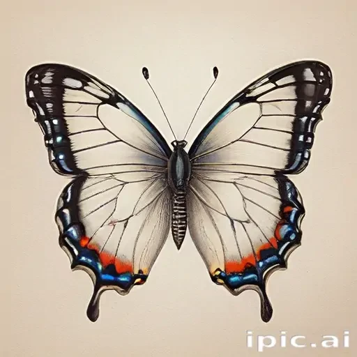pictures of drawings of butterflies