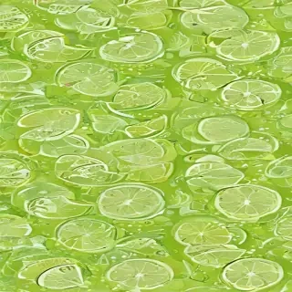 lime green background