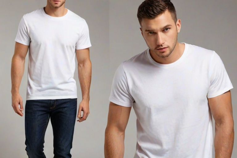 white tee png