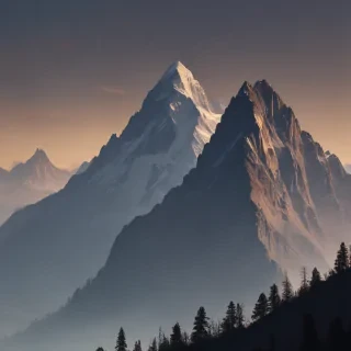 mountain silhouette