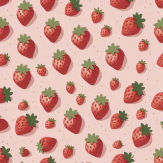 strawberry cute wallpaper