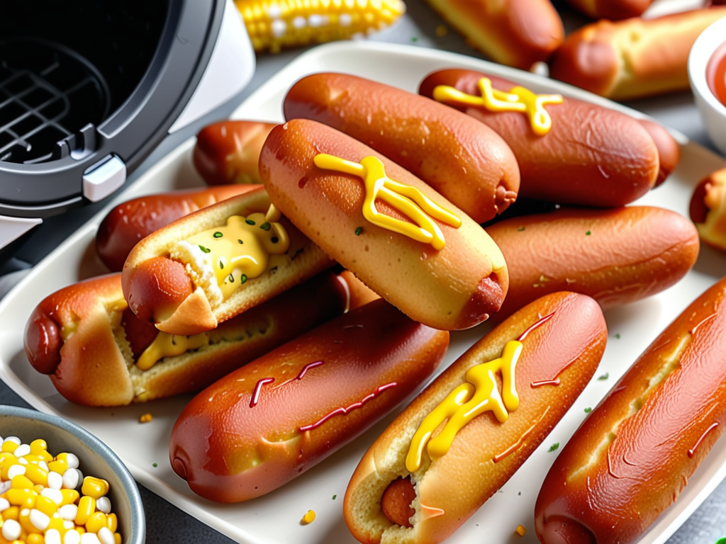 how long to cook mini corn dogs in air fryer
