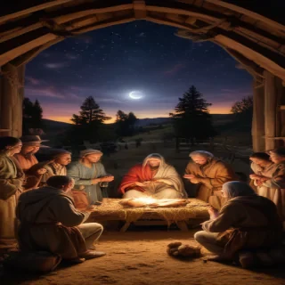 manger scene images free