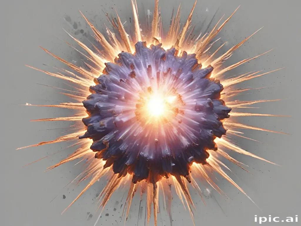 transparent explosion