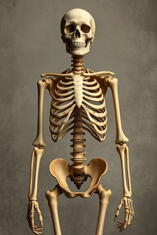 skeleton background