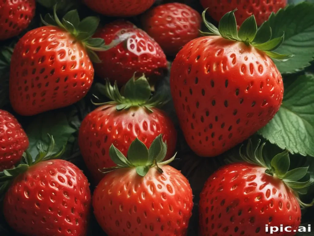 strawberry wallpaper iphone