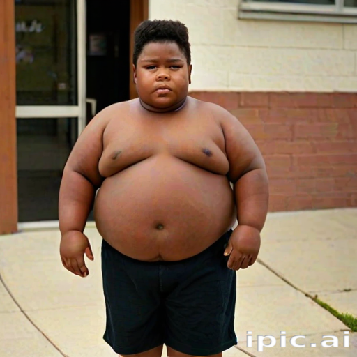 fat black kid