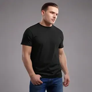 black shirt mockup