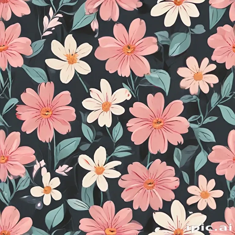 simple flower background