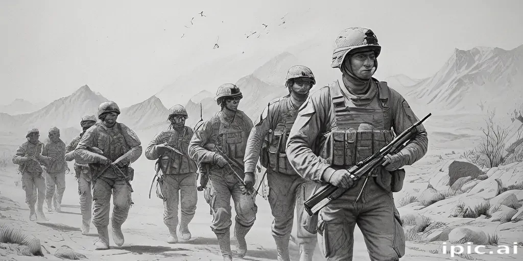 army drawing