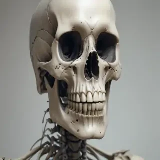 skeleton transparent