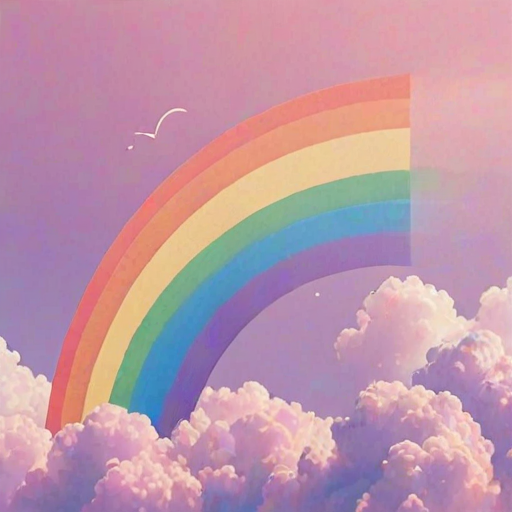 aesthetic rainbow wallpaper