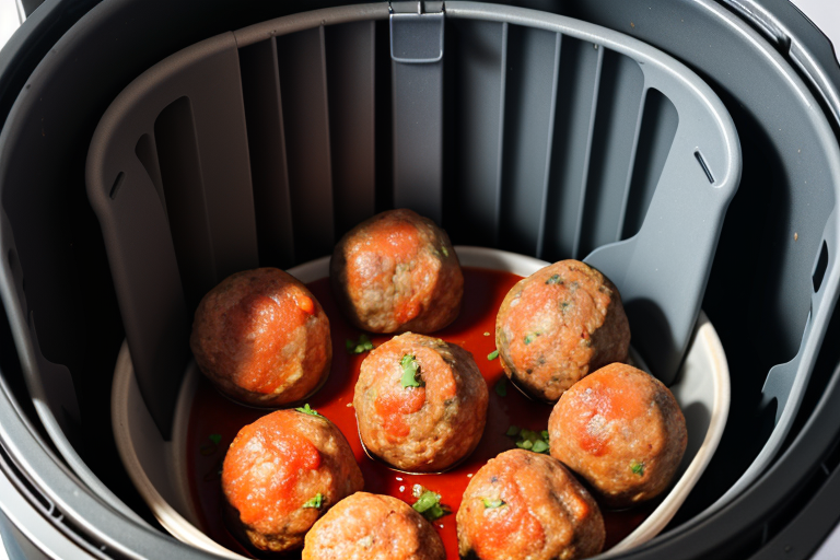 how to cook frozen meatballs in air fryer