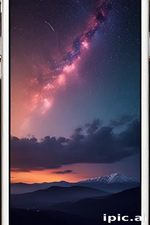 iphone wallpaper night sky
