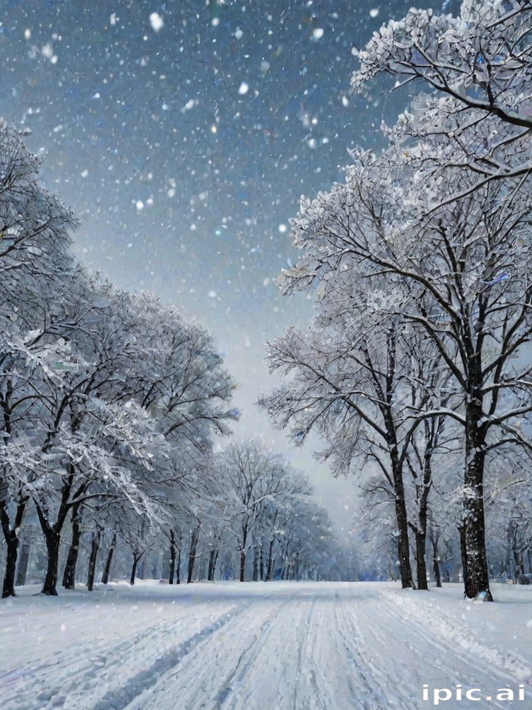 snowing iphone wallpaper