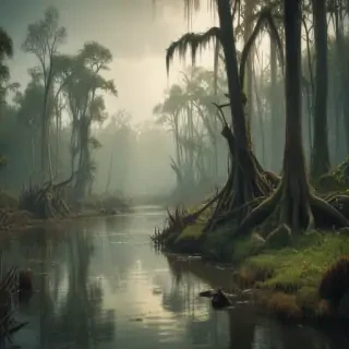 swamp background